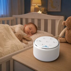 máquina ruido blanco SensiBlue luz nocturna regulable — Estilo de Bebé