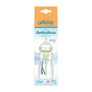 Mamadera Dr. Brown’s Options+ Boca Ancha 270 ml Anticólicos