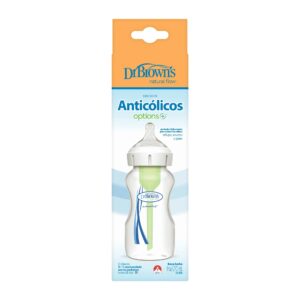 Mamadera Dr. Brown’s Options+ Boca Ancha 270 ml Anticólicos