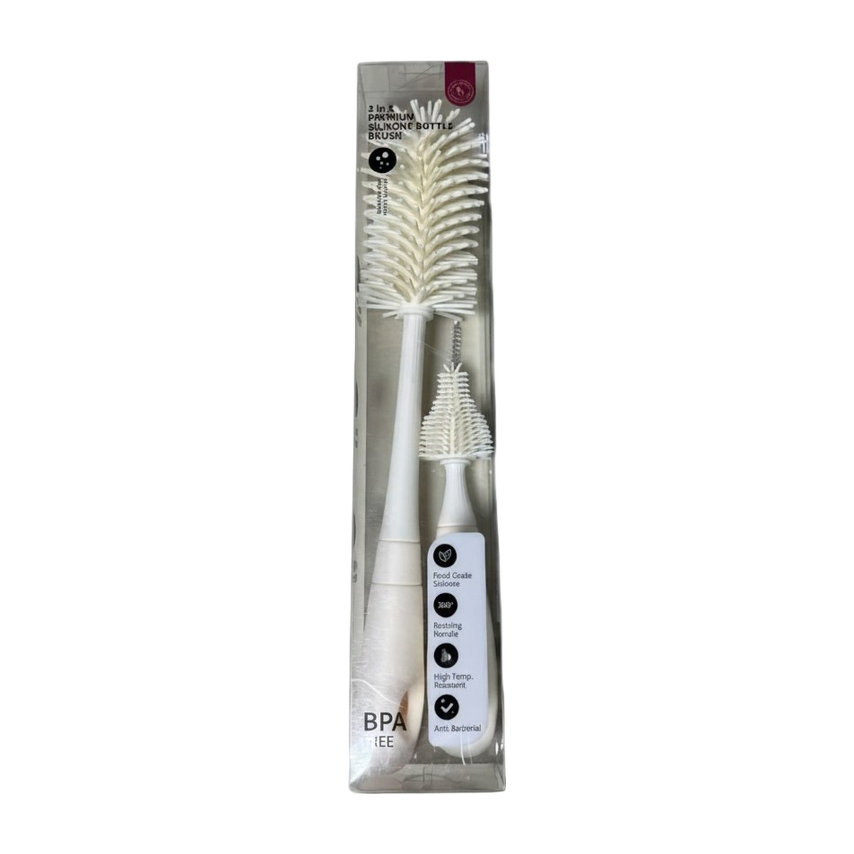 Set 3 Cepillos de Silicona para Mamaderas Libre de BPA – vista 5