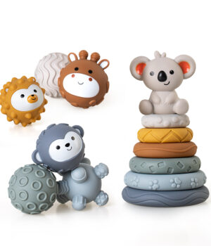 Set completo: Juguete sensorial Koala de 13 piezas para bebé