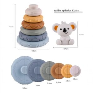 torre apilable koala sonido bebe dimensiones