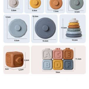 Juguete Sensorial para Bebé 19 Piezas 3 en 1 | 6M+