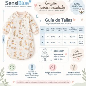 Guia Tallas Saco dormir sensiblue