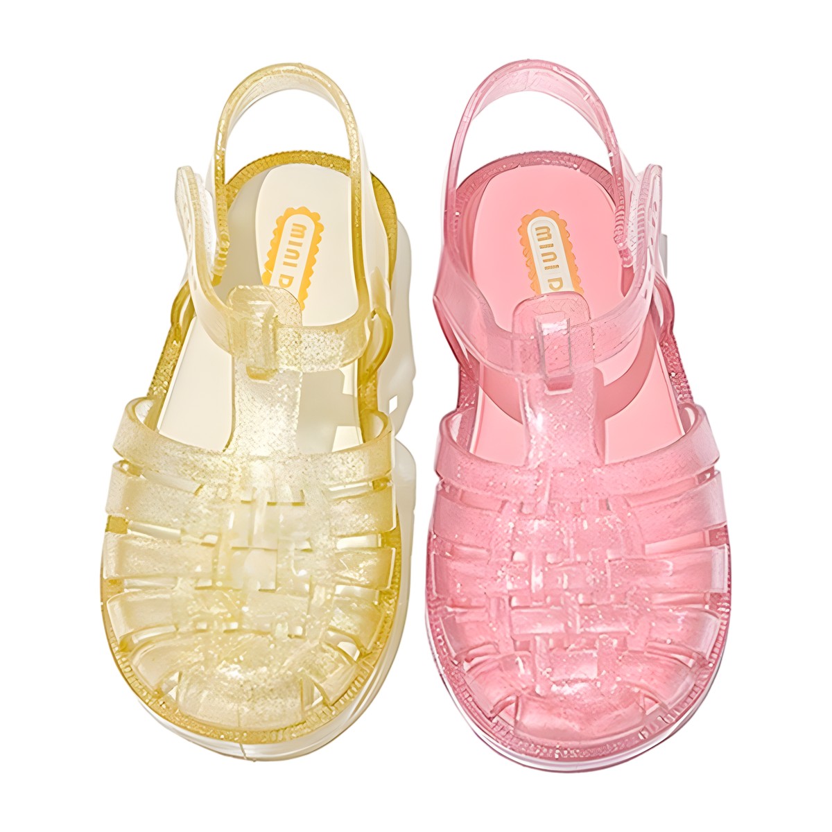 Sandalias de Gel Brillantes para Bebés y Niñas