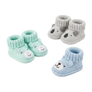 Set 3 Pares Zapatitos Crochet Bebé Recién Nacido – vista 6