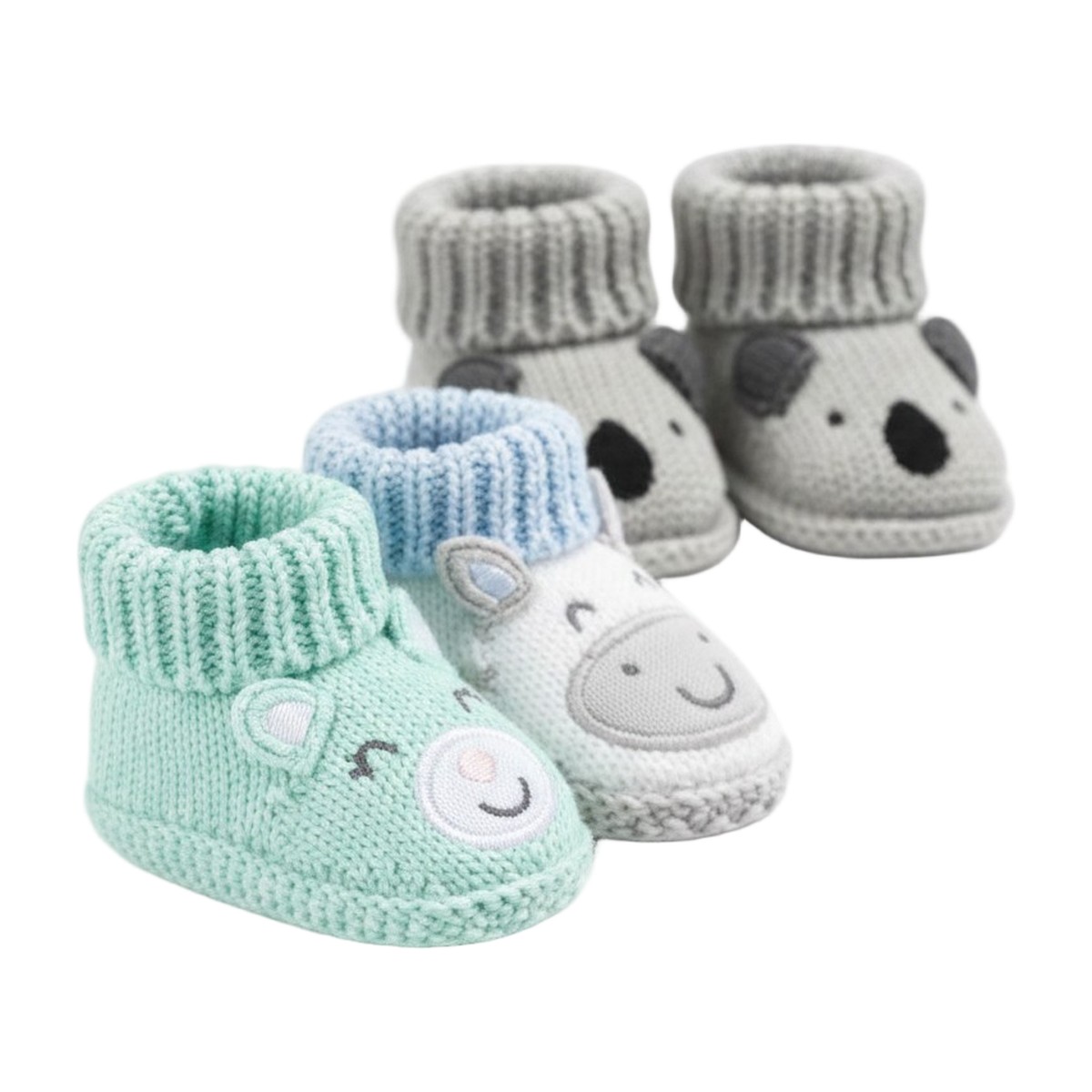 set zapatitos crochet bebe RN sensiblue