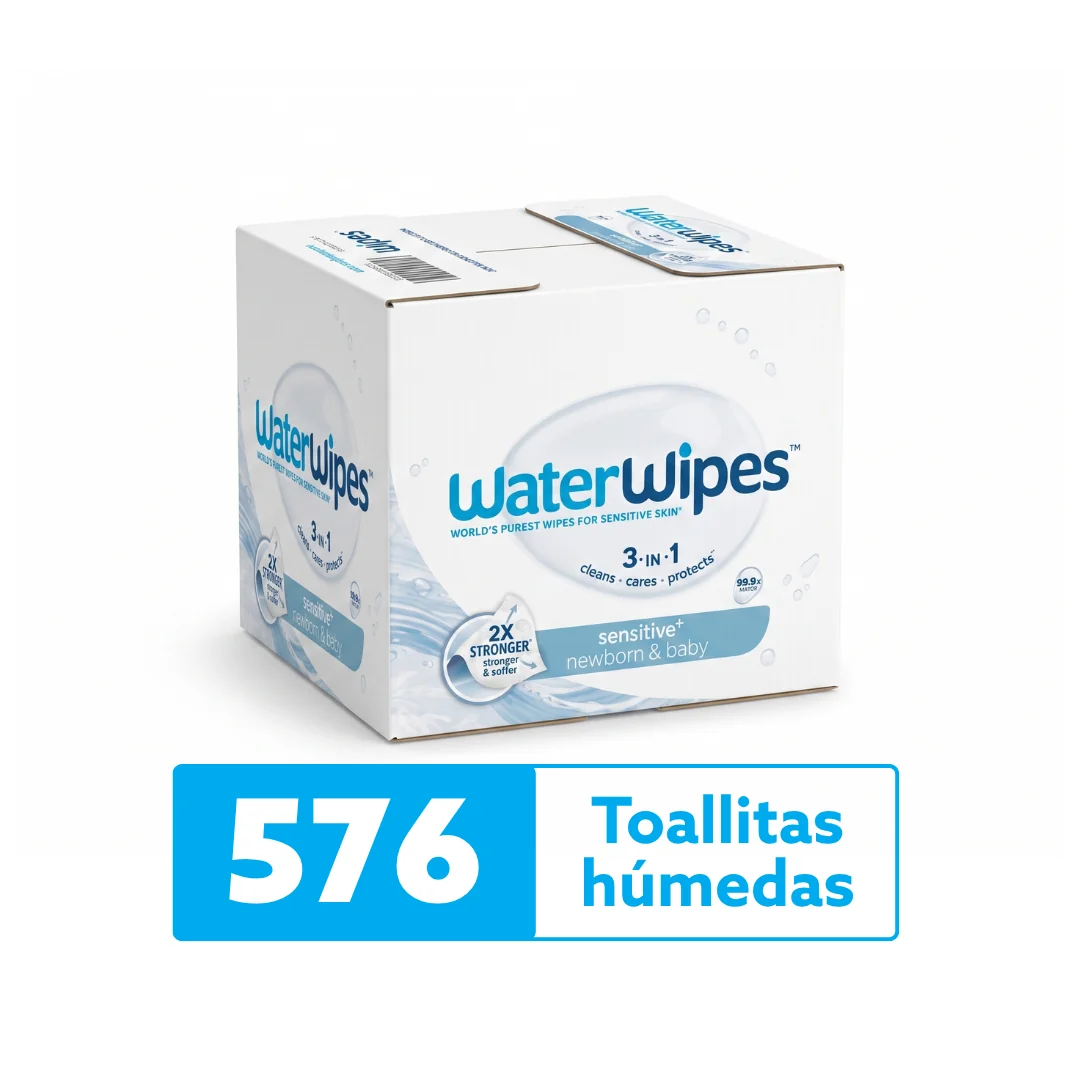 Toallitas húmedas bio WaterWipes Caja 12x48 uns