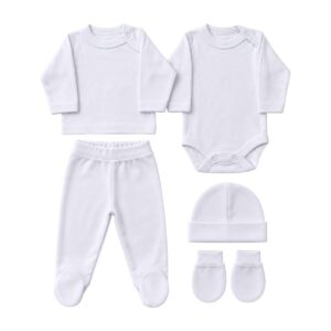 set ajuar recién nacido SensiBlue blanco