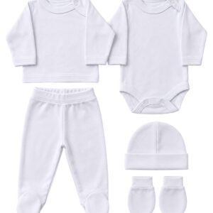 set ajuar recién nacido SensiBlue blanco
