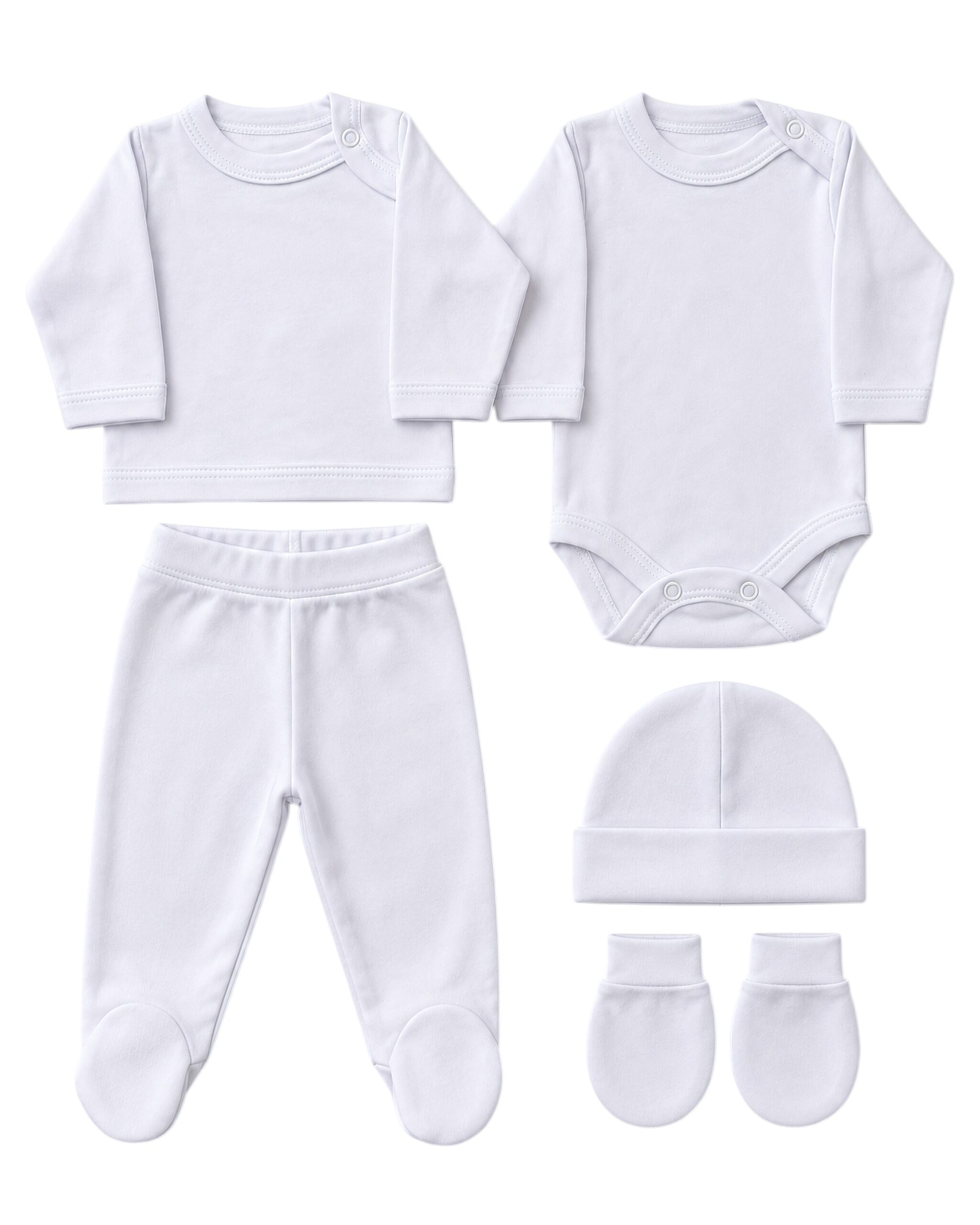 set ajuar recién nacido SensiBlue blanco