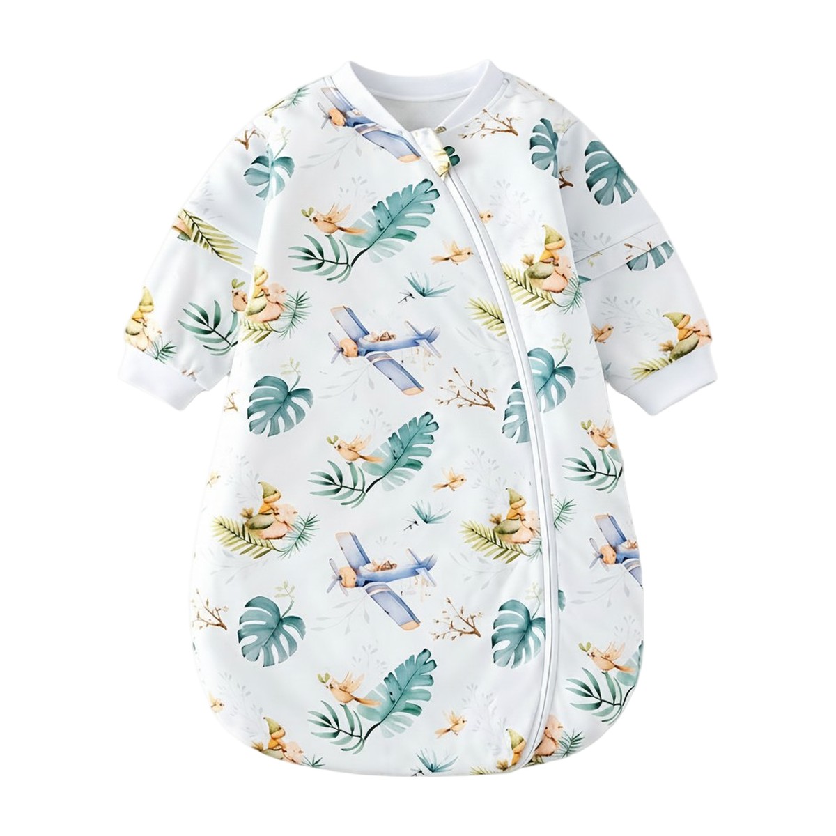 Saco de dormir para bebé SensiBlue diseño Aventura Celeste con detalles celestes