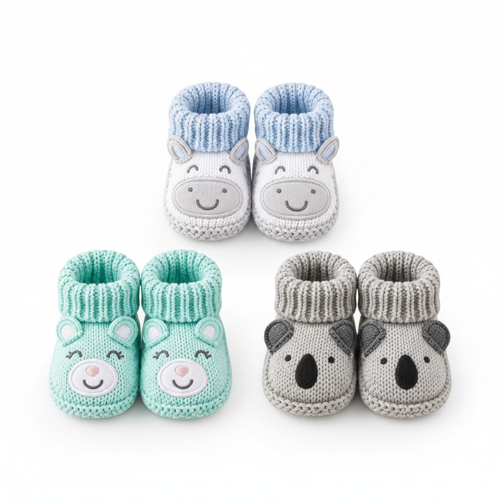 set zapatitos crochet bebé recién nacido Sensiblue