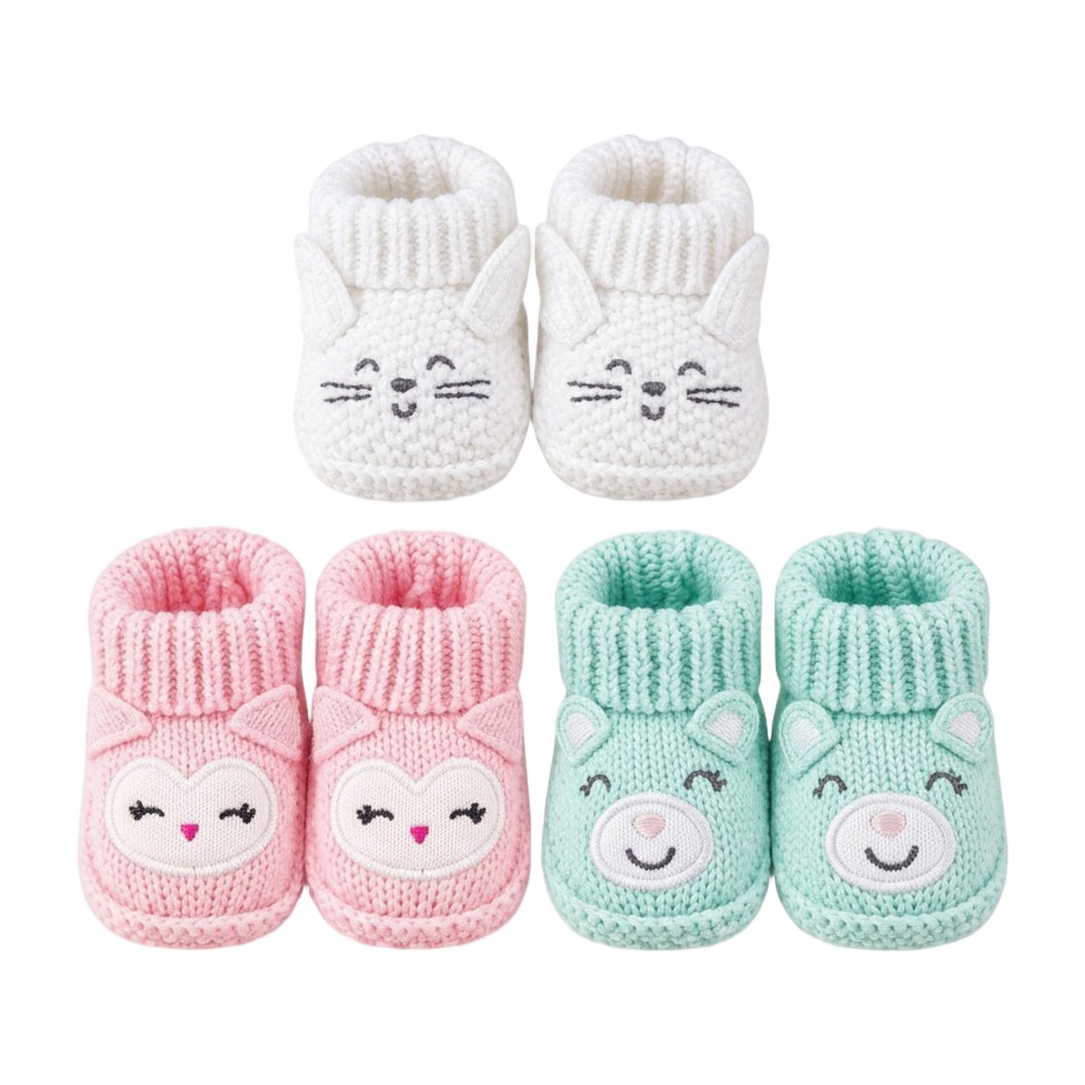 set zapatitos crochet bebé recién nacido