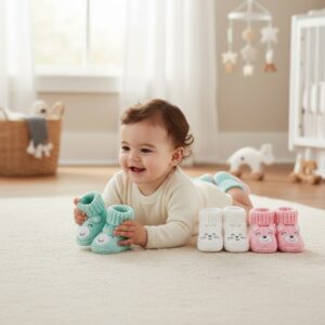 zapatitos crochet bebe