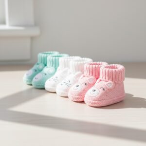 set zapatitos crochet bebé recién nacido
