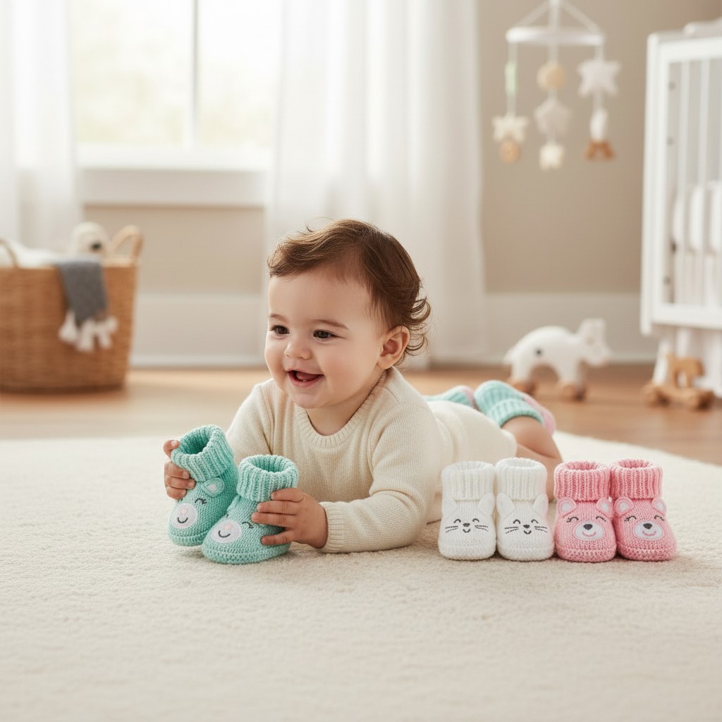 zapatitos crochet bebe