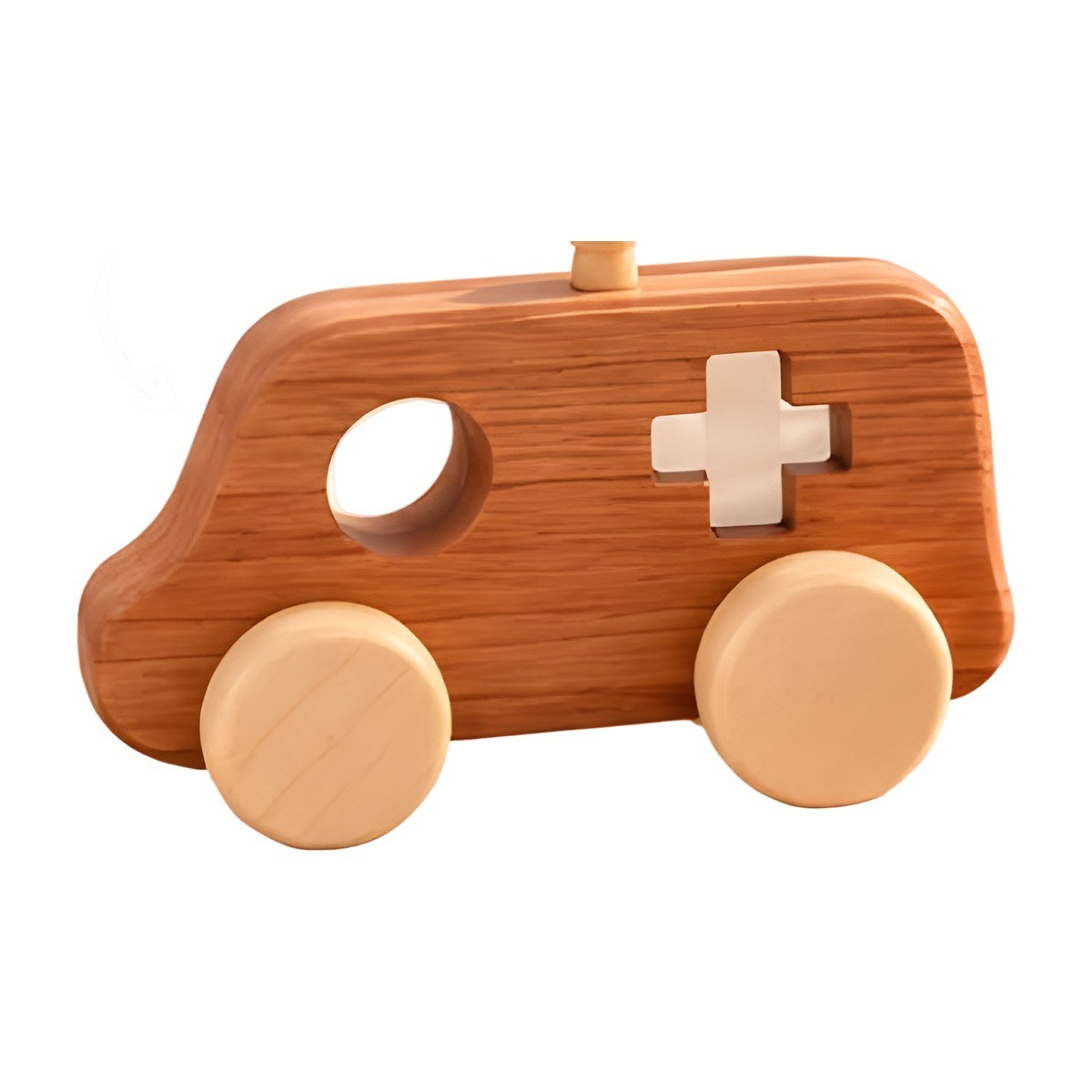 Ambulancia de Madera Artesanal Bebabu