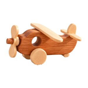 Avión de Madera Artesanal Bebabu