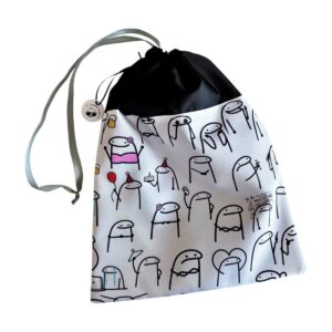 Bolsa muda impermeable para bebé, diseño monitos