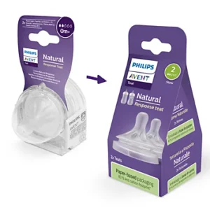 Tetina Philips Avent Natural Response Flujo Lento 2 0M+ 2 Unidades