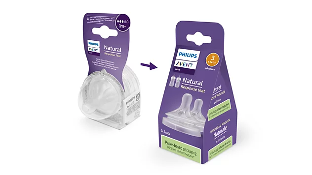 Tetina Philips Avent Natural Response Flujo Medio 3 0-3M