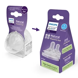 Tetina Philips Avent Natural Response Flujo 1 Recién Nacido 0M+ 2 Unidades – SCY961/02