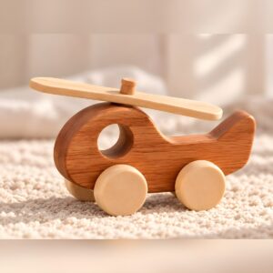 Helicóptero de Madera Artesanal Bebabu, foto 2