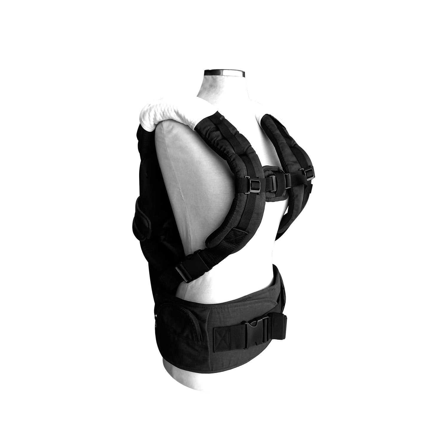 Portabebé Ergonómico con Asiento BBPro My Carrier Negro, foto 3
