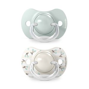 Chupetes Verde Birdies con Tetina Fisiológica SX Pro de Silicona 0/6 meses