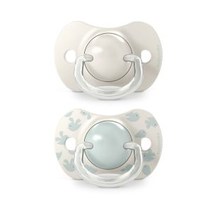 Chupetes Verde Birdies con Tetina Fisiológica SX Pro de Silicona 6/18 meses