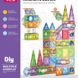 Bloques Magnéticos Educativos 97 Piezas – Juego de Construcción
