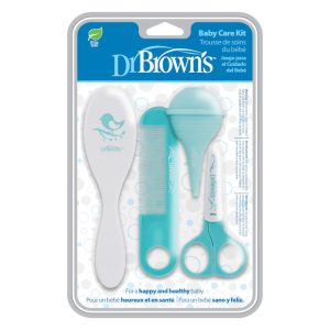 Baby Care Kit (Cepillo, Peineta, Aspirador Nasal y tijeras para uñas) Dr. Brown’s