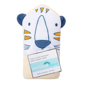 Toalla con capucha bebe tigre