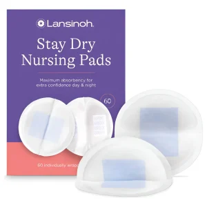 absorbentes de leche desechables lansinoh pack 60 unidades blue lock