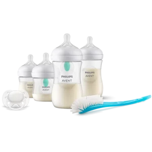 Philips Avent Natural Response Set Mamaderas con Chupete y Cepillo