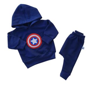 Conjunto buzo de bebé 100% algodón Azul Mi Guagua Taquillera