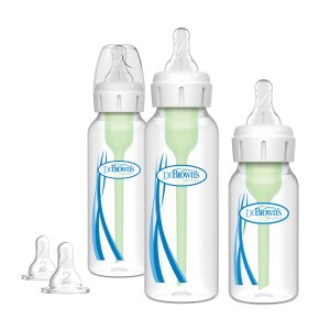 Kit Mamaderas Anticólicos Dr. Brown's Options+ | Set Inicio Recién Nacido 120ml y 250ml