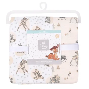 Bipack de Mantitas Bambi para Bebé de Franela 100% Algodón – Bambino