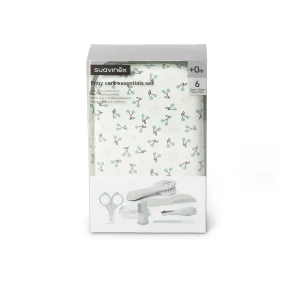 Set de manicura e higiene para bebé Suavinex Birdies Verde con 6 accesorios — Estilo de Bebé