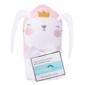 Toalla Bambino con capucha bebe Niña