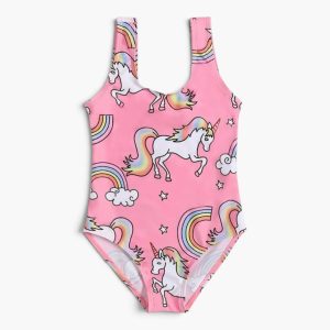Traje de baño niña unicornios y arcoíris SensiBlue